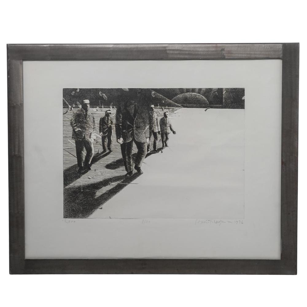 William Wegman comparable auction result: william wegman american b 1943 loro etching