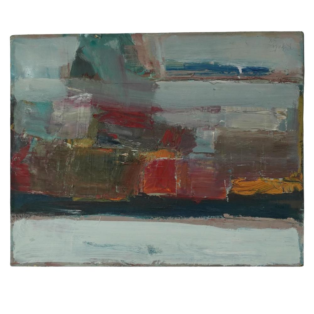 Robert Franklin Gates comparable auction result: robert franklin gates american 1906 1982 desert landscape oil on board