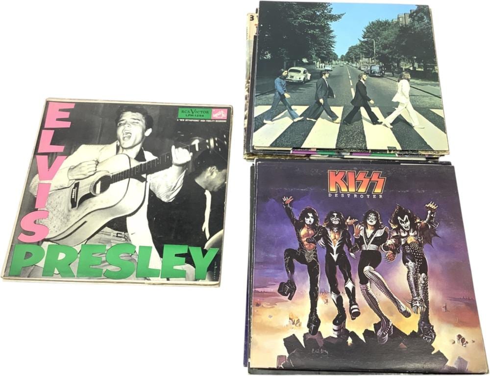 (13) Assorted Vinyl Records, The Beatles sold by EJ'S Auction & Appraisal, lot 3144 — auction record photograph