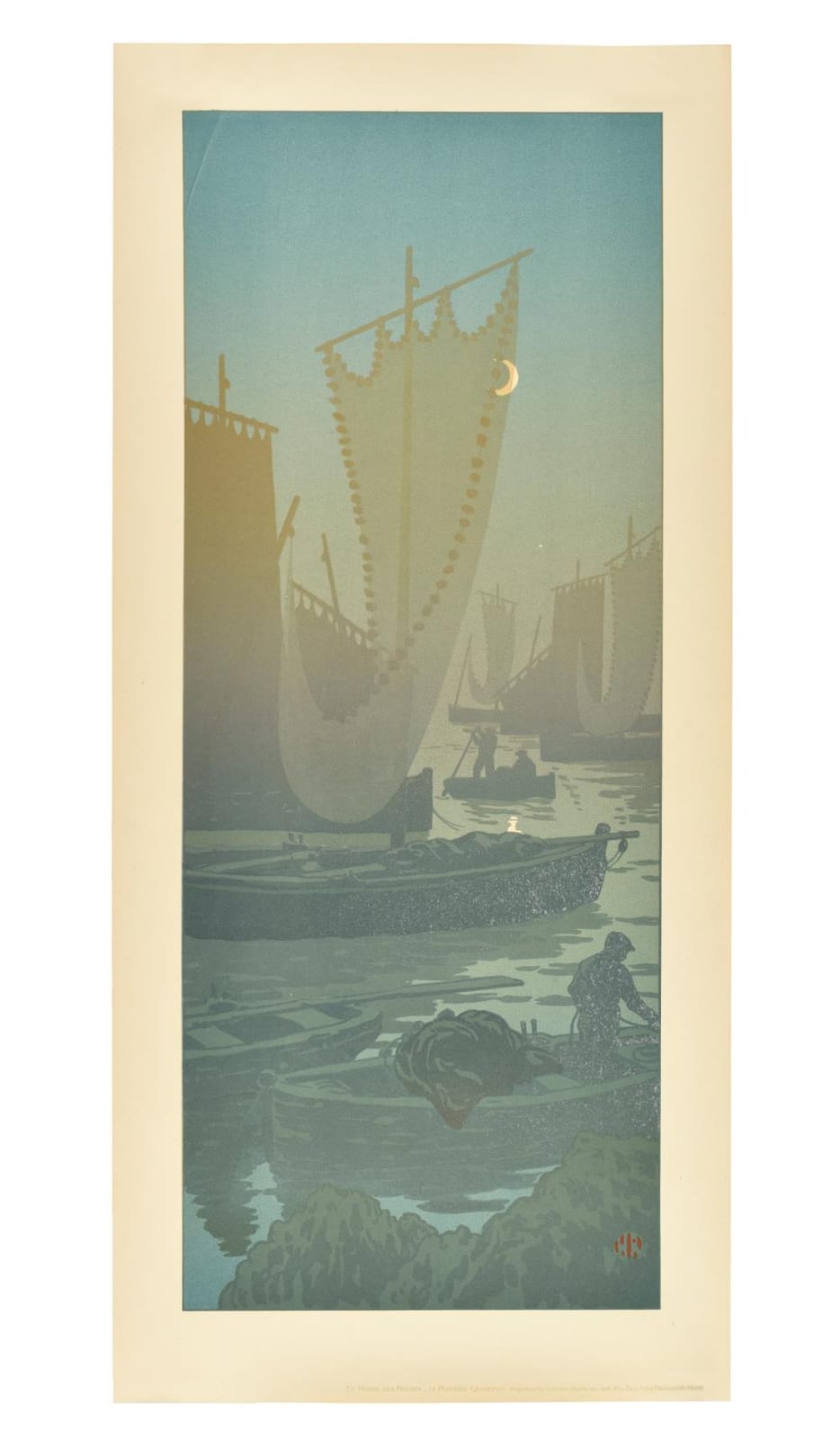 Henri Rivière comparable auction result: henri rivi re france 1864 1951 le premier quartier 1901 toudouze pp 109 et 163 gamet p