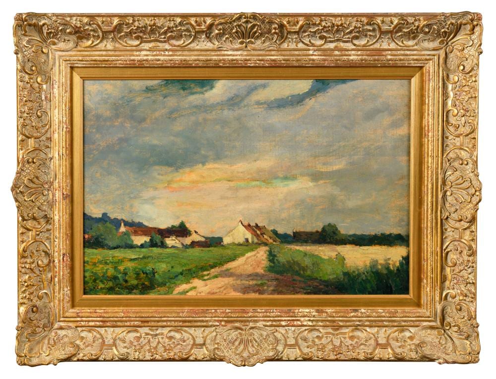 albert marie lebourg 1849 1928 paysage avec maisons 1873 huile sur panneau sign et dat en · Osenat · 2026-03-29 Albert Marie Lebourg comparable auction result: albert marie lebourg 1849 1928 paysage avec maisons 1873 huile sur panneau sign et dat en