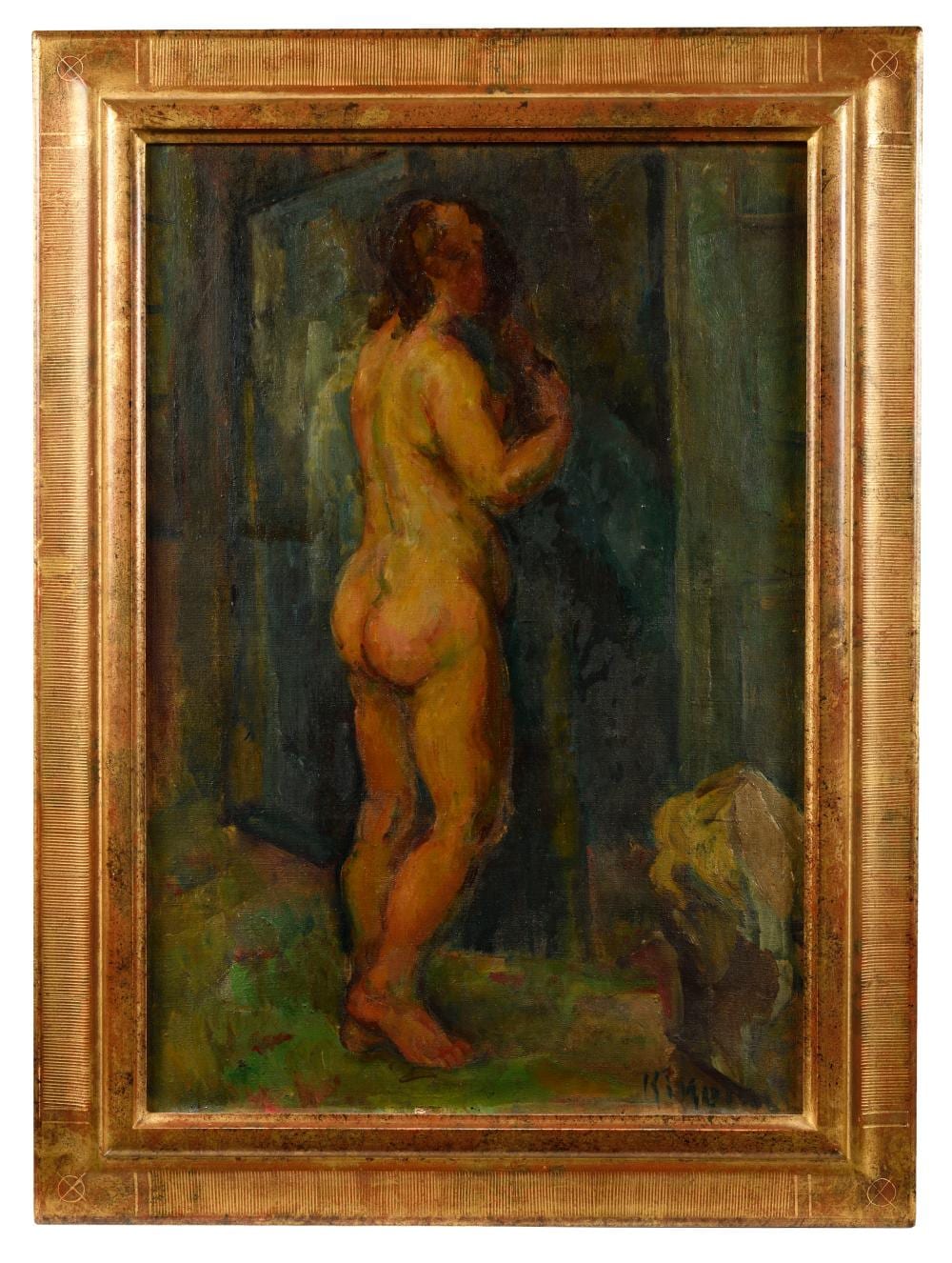 Michel Kikoïne comparable auction result: michel kiko ne 1892 1968 nu de dos 1910 1915 huile sur toile sign e en bas droite 73 x