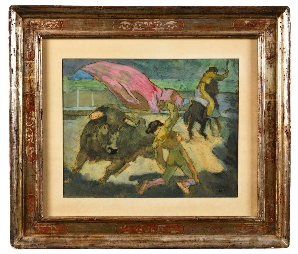 celso lagar espagne 1891 1966 sc ne de corrida vers 1930 aquarelle et gouache sur papier · Osenat · 2026-03-29 Celso Lagar comparable auction result: celso lagar espagne 1891 1966 sc ne de corrida vers 1930 aquarelle et gouache sur papier