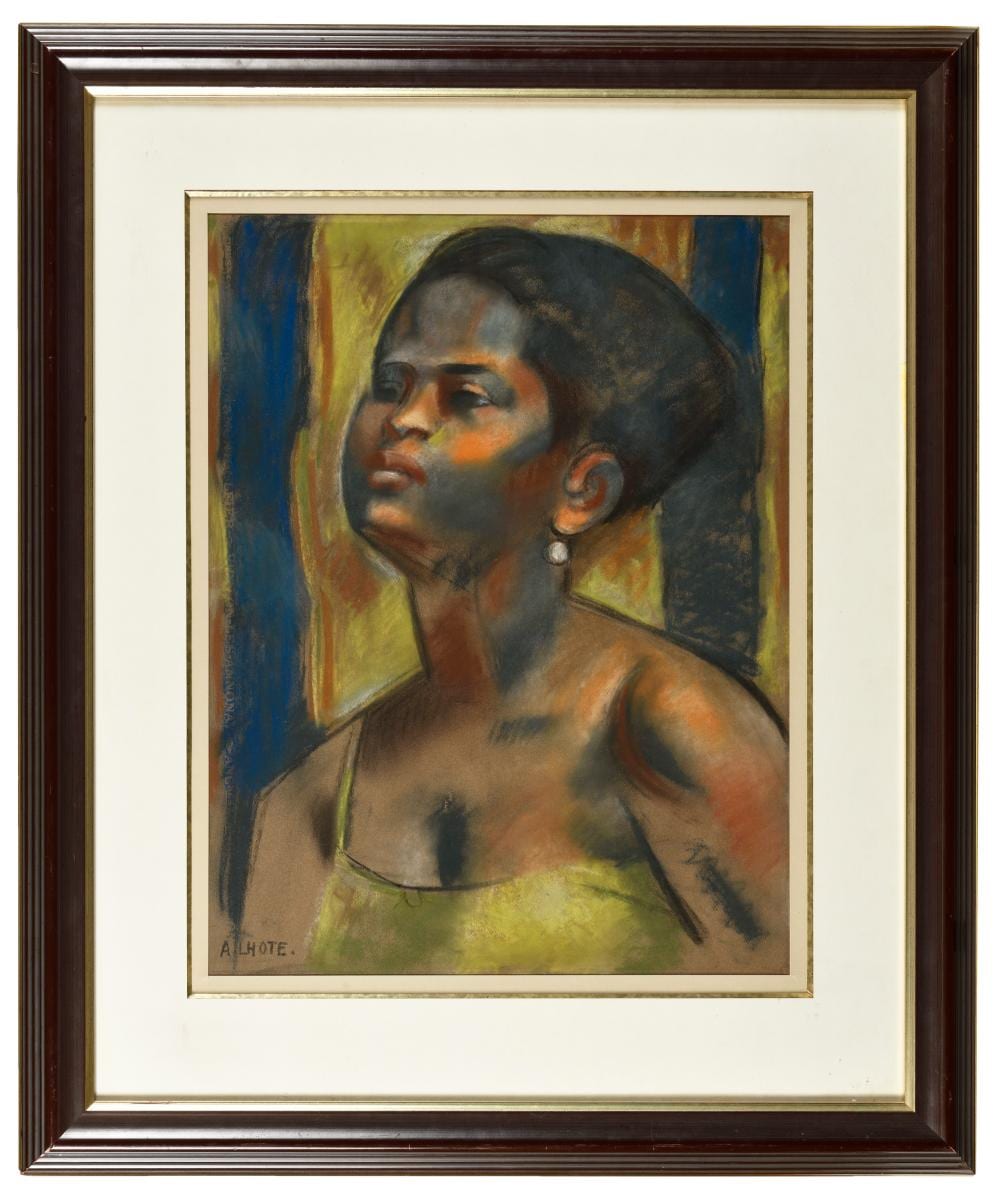 André Lhote comparable auction result: andr lhote 1885 1962 le mod le exotique vers 1928 pastel sign en bas gauche 65 x 50 c