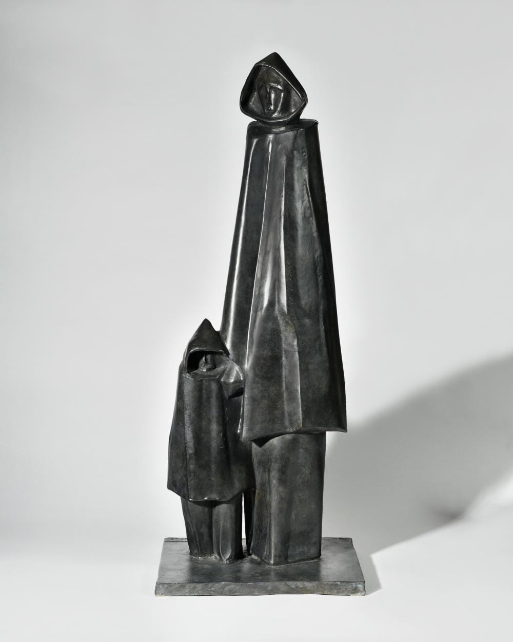 Roger Desserprit comparable auction result: roger desserprit 1923 1985 art culture fondeur les voyageurs 1968 bronze patine brun vert