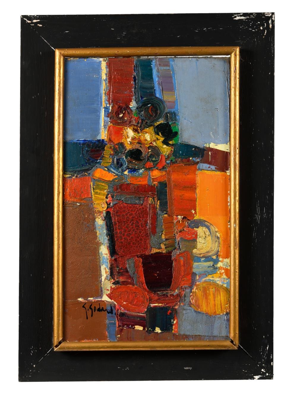 Gabriel Godard comparable auction result: gabriel godard 1933 2023 sans titre 1960 huile sur toile sign et dat en bas gauche 56