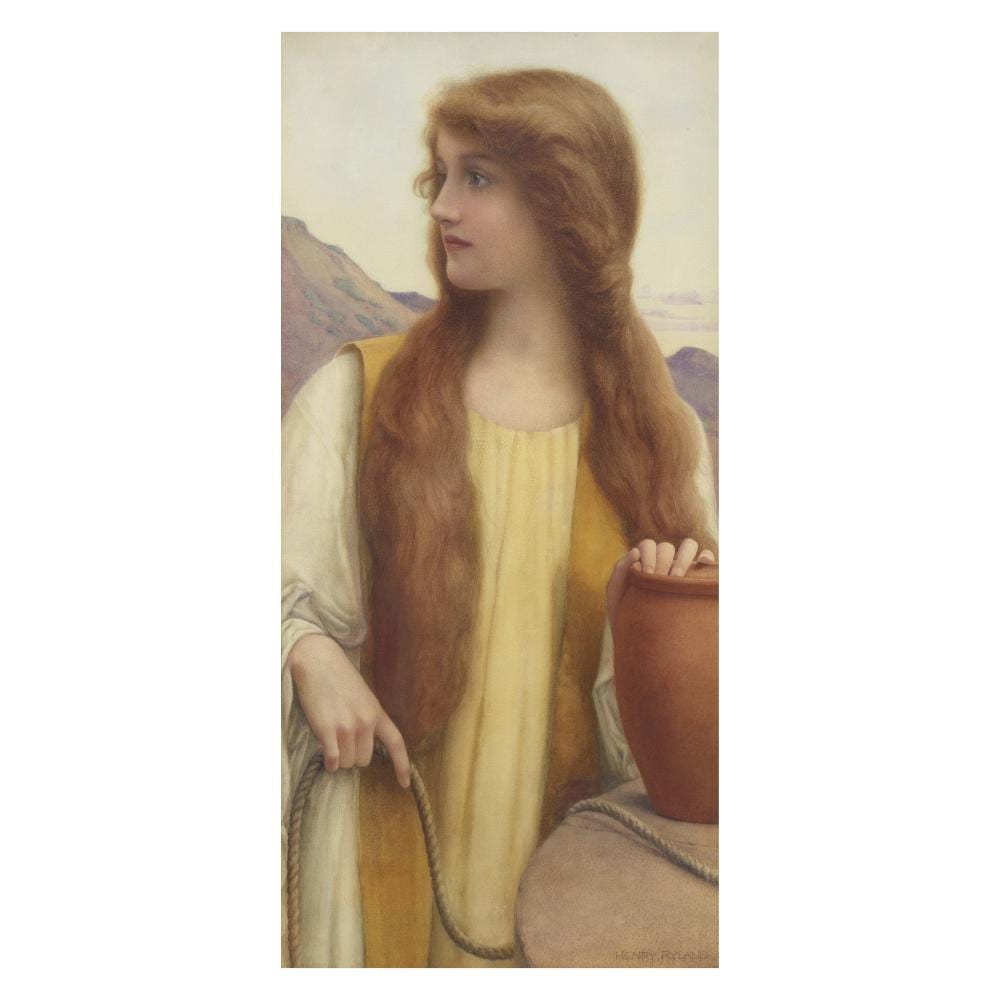 Henry Ryland comparable auction result: henry ryland british 1856 1924 at the well