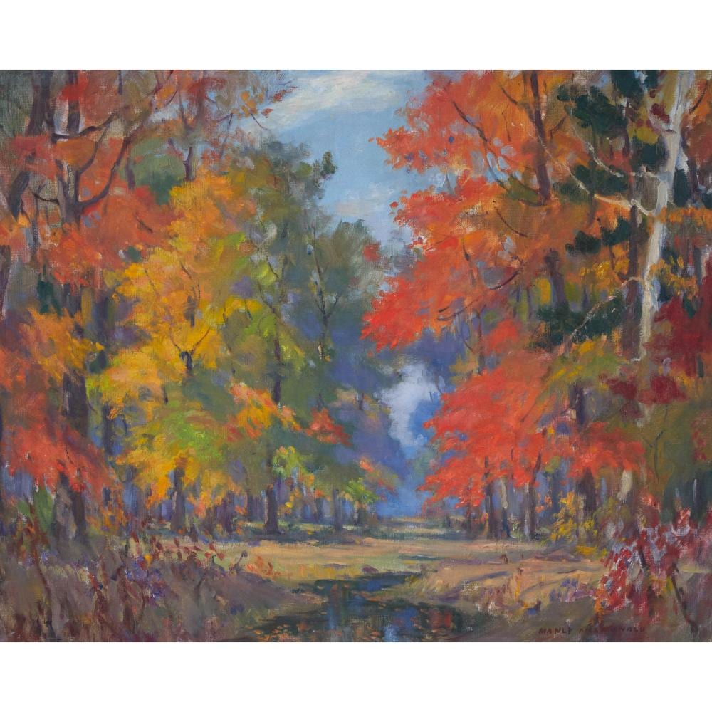 Manly Edward MacDonald comparable auction result: manly edward macdonald 1889 1971 autumn in belleville