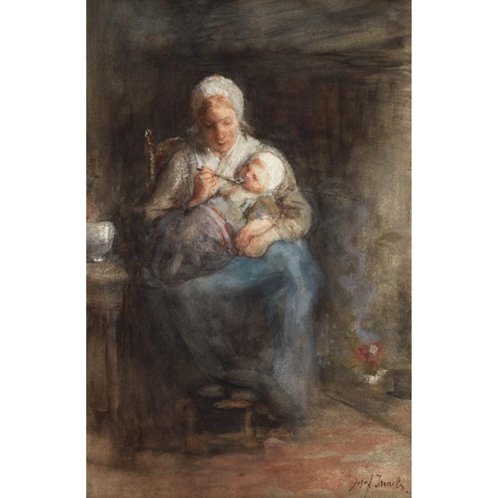 Jozef Israëls comparable auction result: jozef isra ls 1824 1911 mother cares