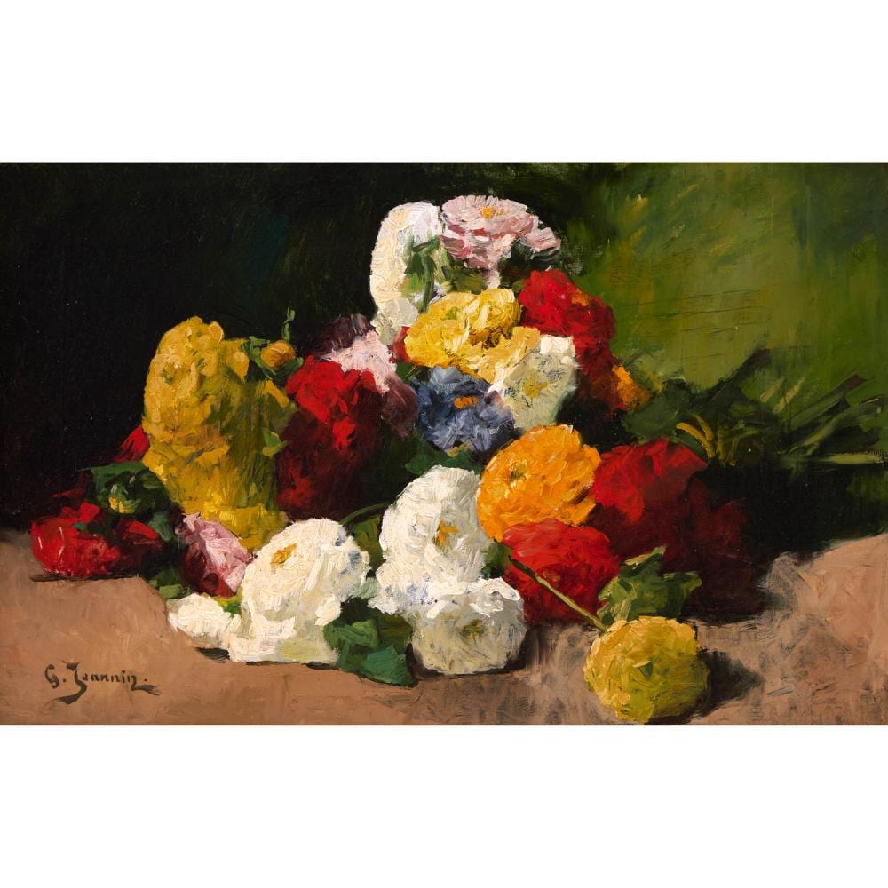 Georges Jeannin comparable auction result: georges jeannin 1841 1925 still life with flowers