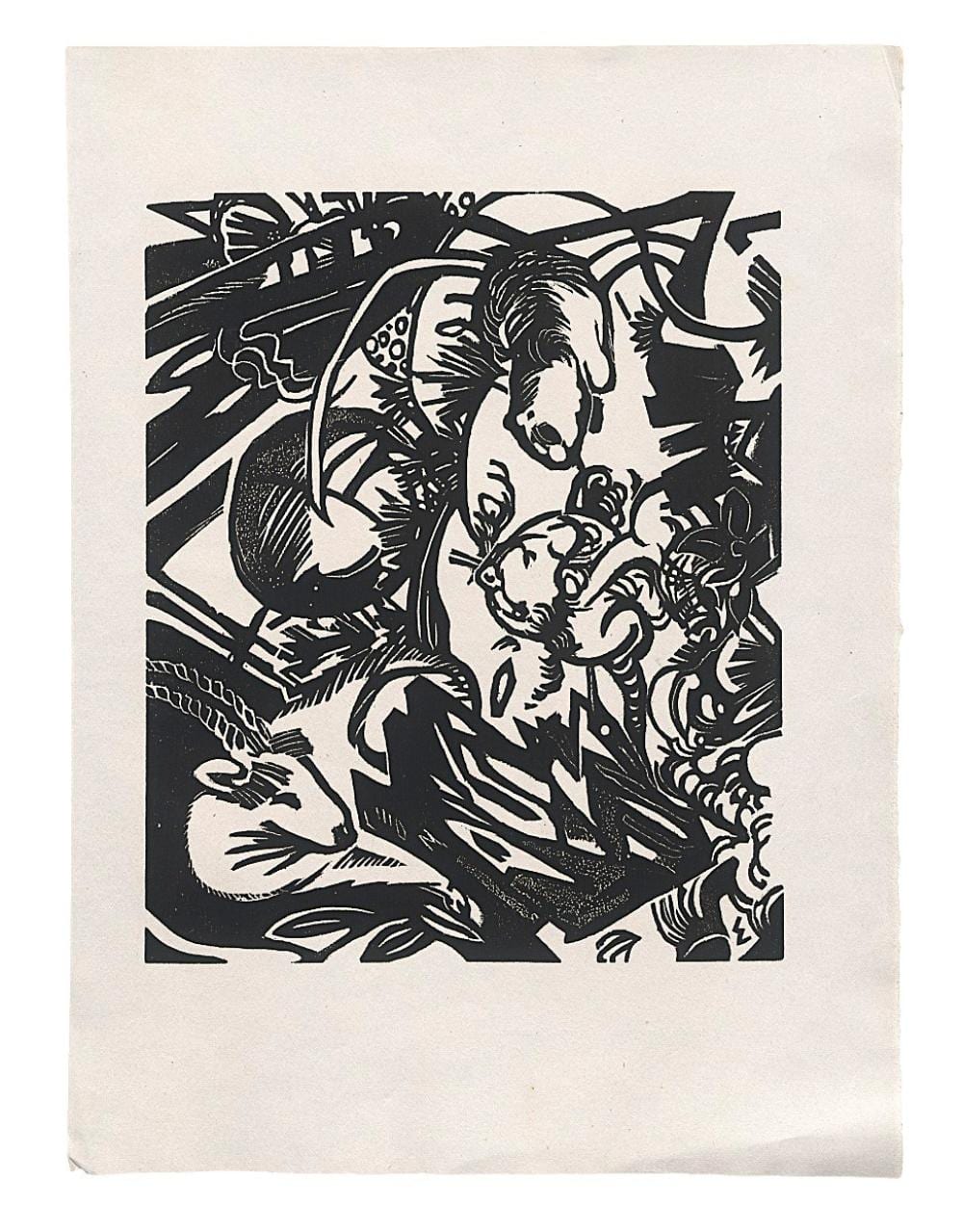 François Gos comparable auction result: marc franz aus der tierlegende