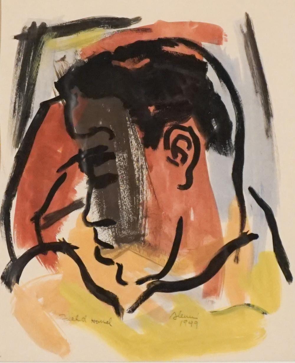 samella sanders lewis american 1923 2022 field hand gouache on paper sight size 11 1 4 x 9 in 28 6 cm frame 21 1 2 x 17 1 2 in 54 6 x 44 5 cm · Weschler's · 2026-03-27 Samella Sanders Lewis comparable auction result: samella sanders lewis american 1923 2022 field hand gouache on paper sight size 11 1 4 x 9 in 28 6 cm frame 21 1 2 x 17 1 2 in 54 6 x 44 5 cm