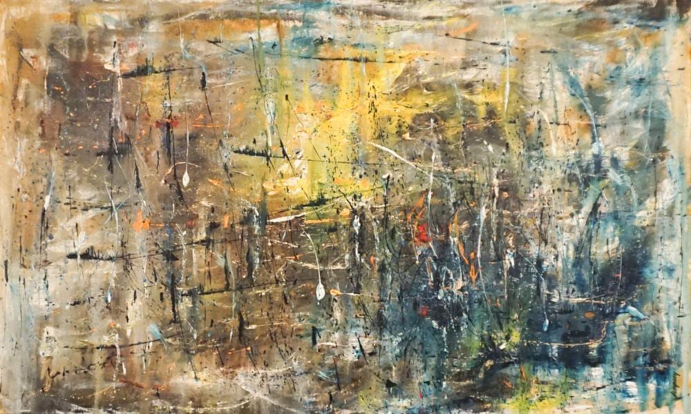 richard william dempsey american 1909 1987 blues for pablo oil on canvas 42 x 70 in 106 7 x 177 8 cm frame 44 x 72 in 111 8 x 182 9 cm · Weschler's · 2026-03-27 Richard William Dempsey comparable auction result: richard william dempsey american 1909 1987 blues for pablo oil on canvas 42 x 70 in 106 7 x 177 8 cm frame 44 x 72 in 111 8 x 182 9 cm