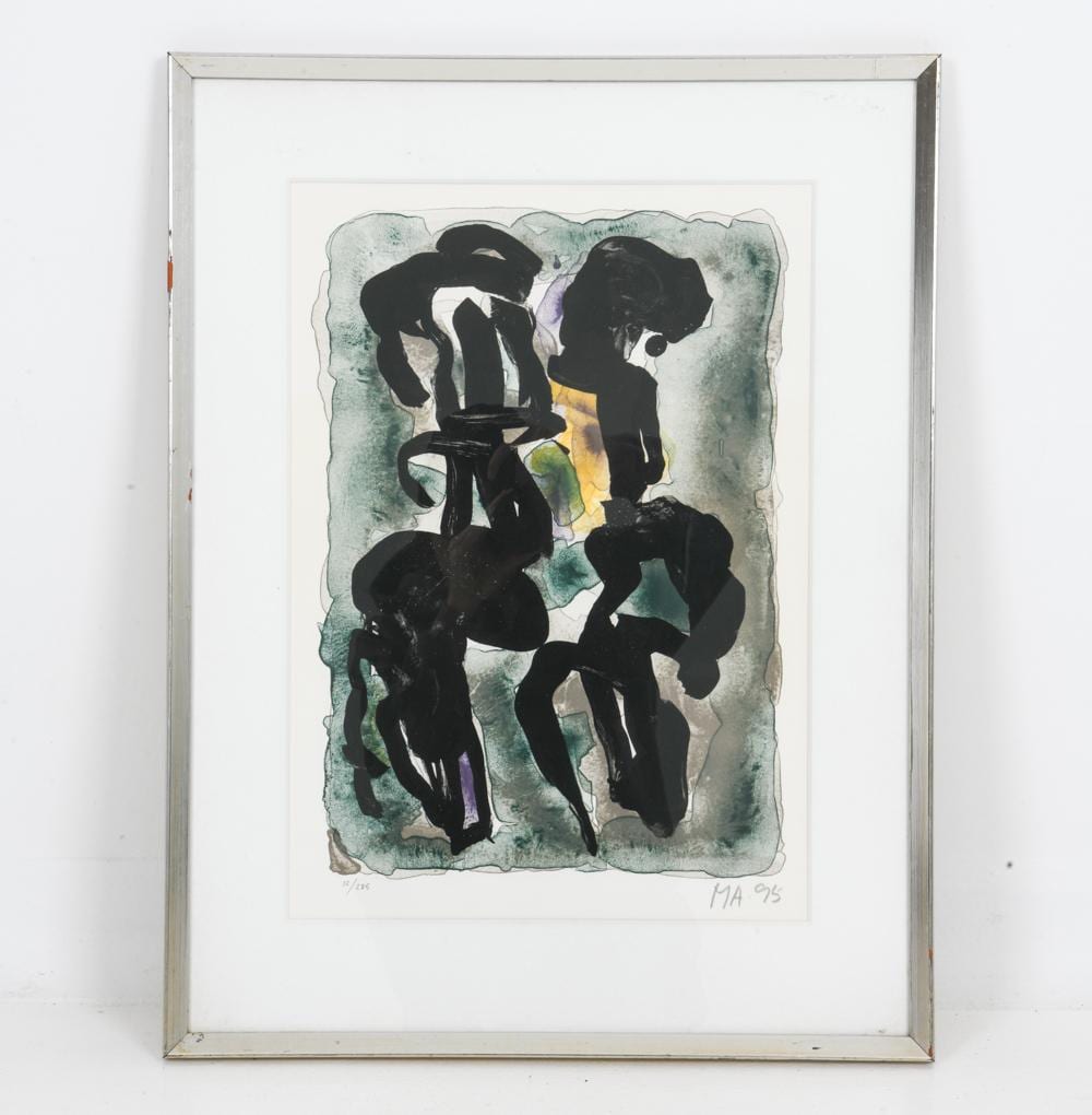 Mogens (1916) Andersen comparable auction result: mogens andersen dansih 1916 2003 lithograph