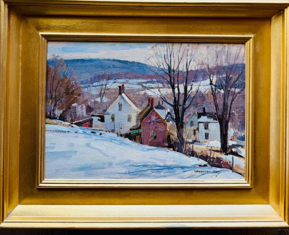 bernard corey american 1914 2000 new england village · Nathan Auction & Real Estate Inc. · 2026-03-28 Bernard Corey comparable auction result: bernard corey american 1914 2000 new england village