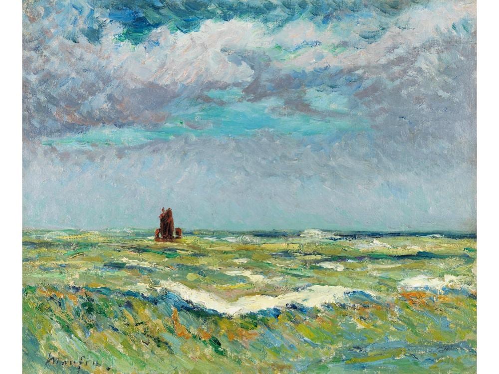 Maxime Camille Louis Maufra comparable auction result: maxime camille louis maufra 1861 nantes 1918 ponc sur le loir