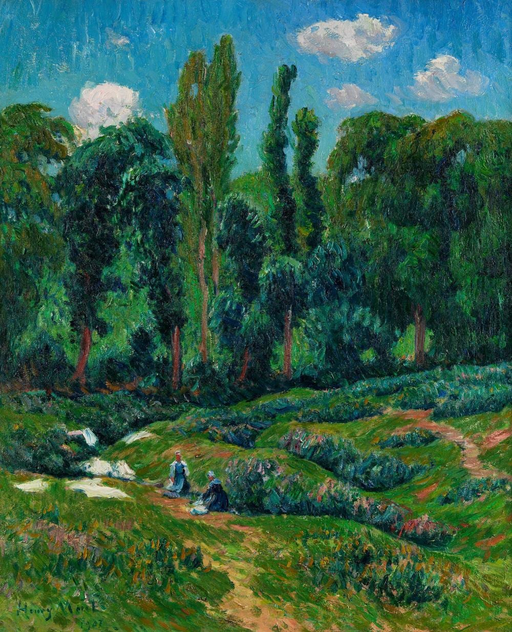 Henri Moret comparable auction result: henry moret 1856 cherbourg 1913 paris