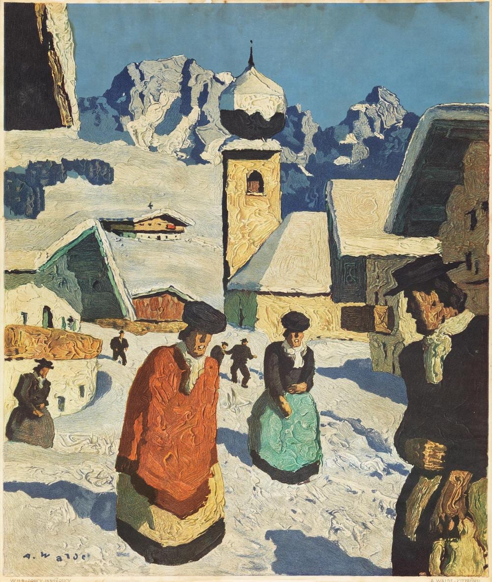alfons walde 1891 oberndorf 1958 kitzb hel · Hampel Fine Art Auctions · 2026-03-26 Alfons Walde comparable auction result: alfons walde 1891 oberndorf 1958 kitzb hel