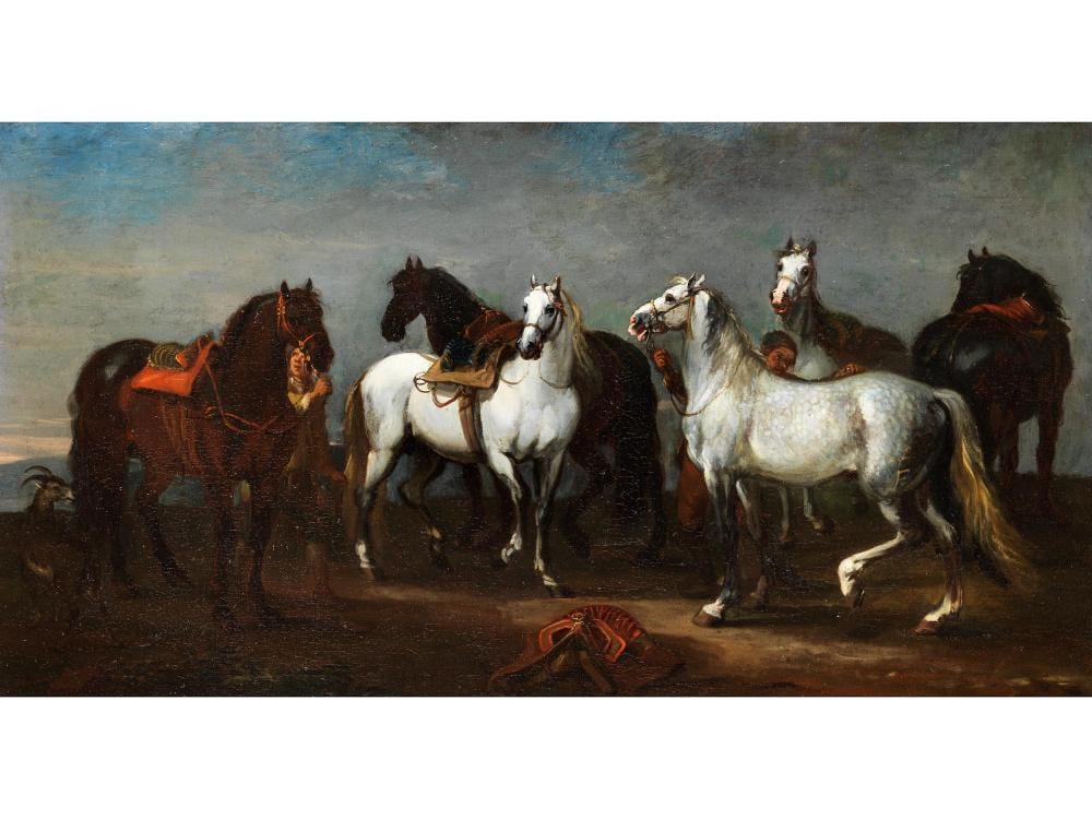 Pieter van Bloemen comparable auction result: pieter van bloemen gennant lo stendardo 1657 antwerpen 1720 ebenda