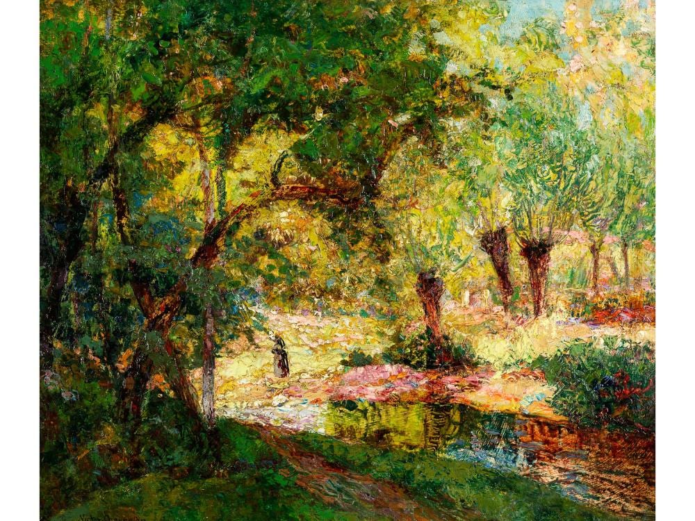 Victor Charreton comparable auction result: victor charreton 1864 bourgoin jallieu 1936 clermont ferrand