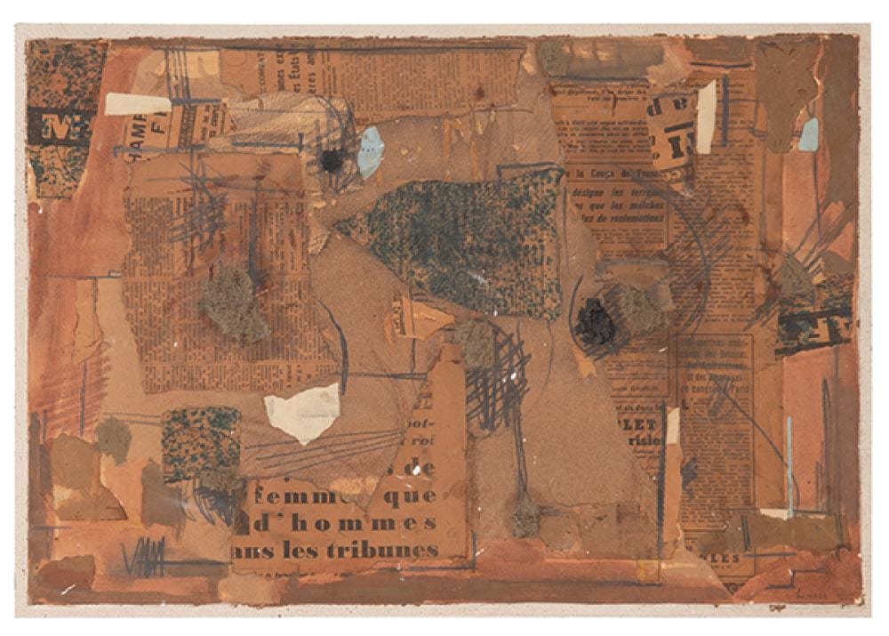 Lucio Muñoz comparable auction result: lucio mu oz untitled