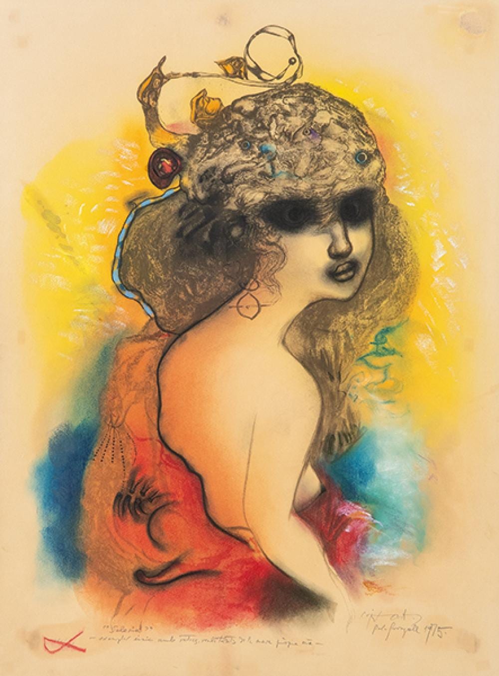 Modest Cuixart comparable auction result: modest cuixart selenia