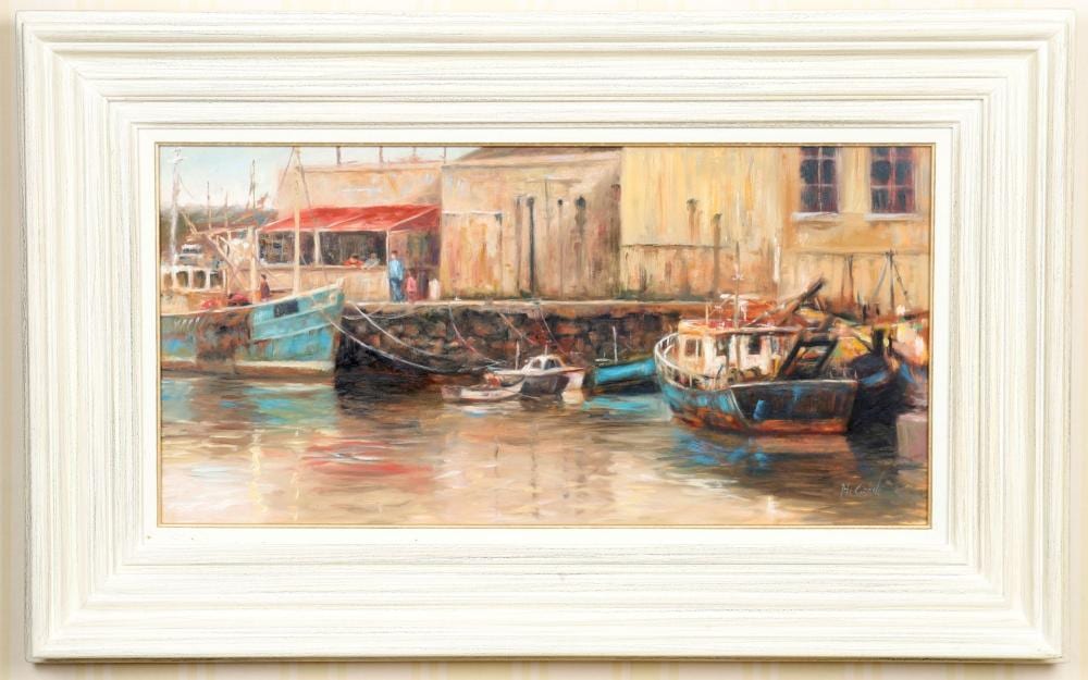 henry mcgrane figures and boats in a harbour · Sheppards · 2026-03-25 Henry McGrane comparable auction result: henry mcgrane figures and boats in a harbour