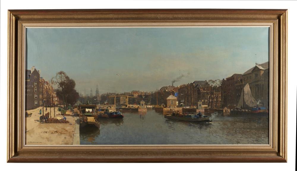Cornelis Vreedenburgh comparable auction result: cornelis vreedenburgh 1880 1946 magere brug