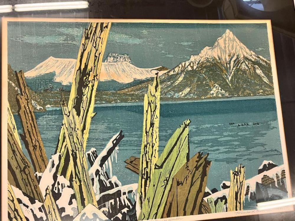 Fumio Kitaoka comparable auction result: fumio kitaoka signed print
