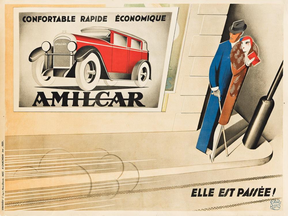 Paolo Federico Garretto comparable auction result: paolo federico garretto amilcar elle est pass e 1929