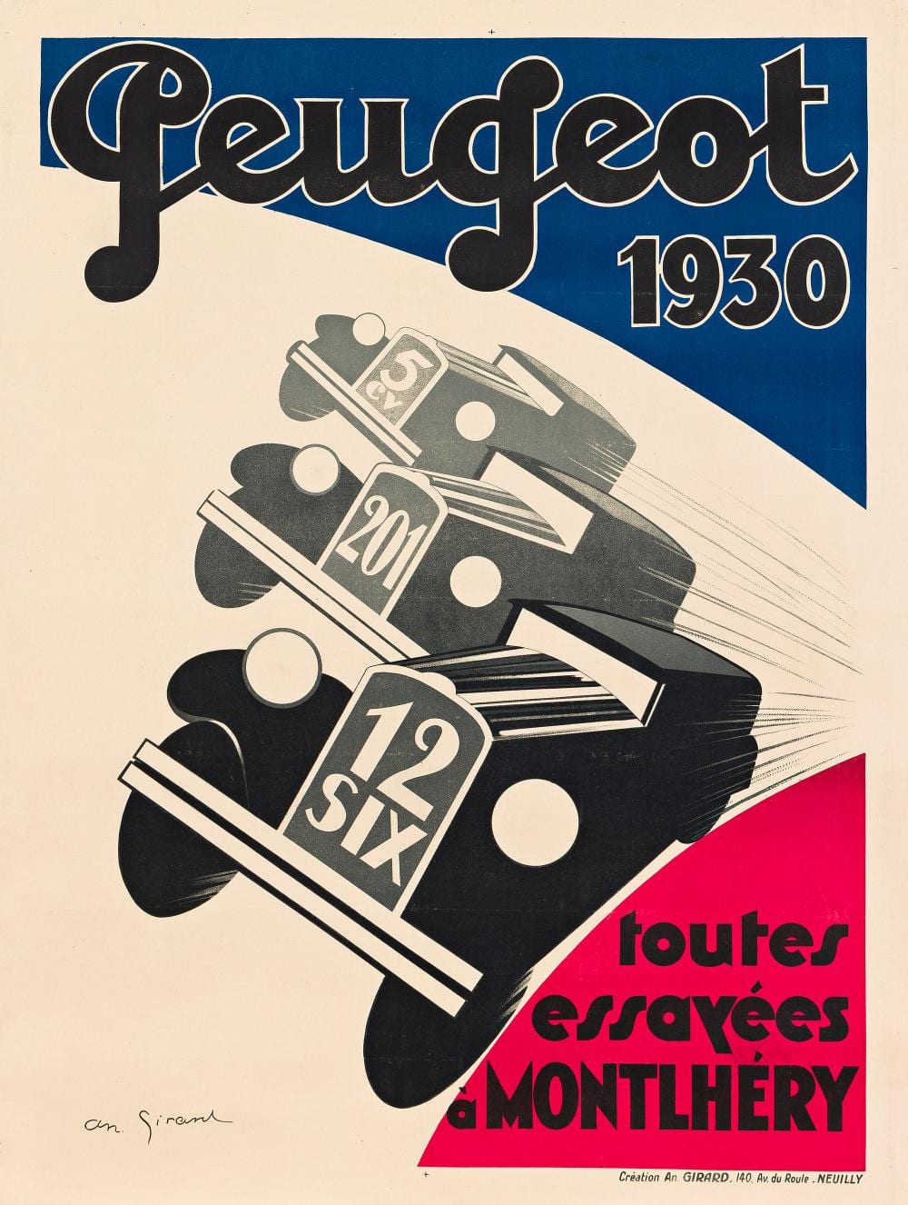 André (1901) Girard comparable auction result: andr girard peugeot 1930
