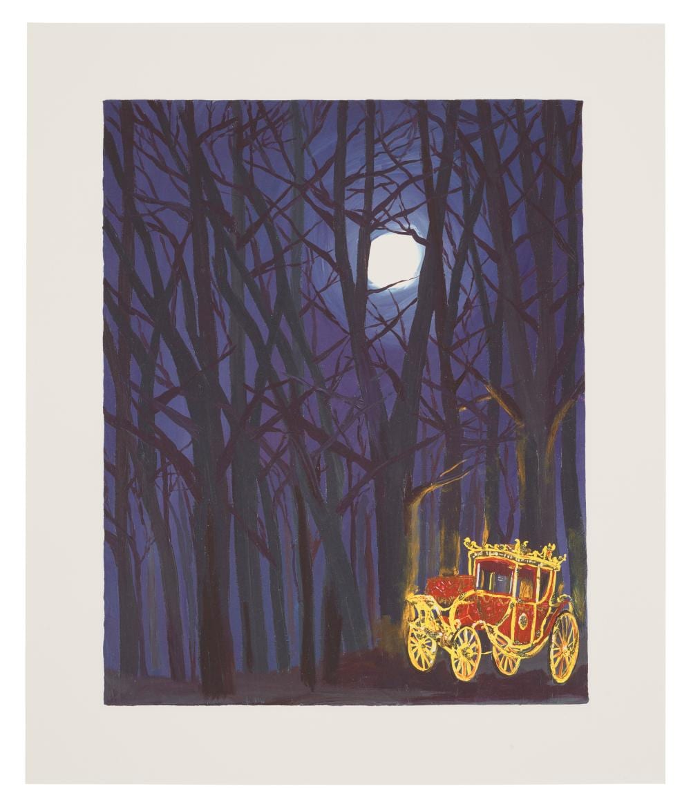 Karen Kilimnik comparable auction result: karen kilimnik b 1955 the royal little red riding hood image 400 x 320