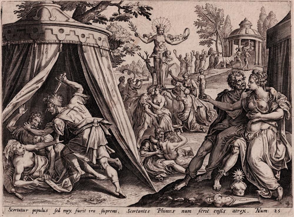 maarten de vos the idolatry of baal 1585 · Old Master Print · 2026-04-16 Marten de (1532) Vos comparable auction result: maarten de vos the idolatry of baal 1585