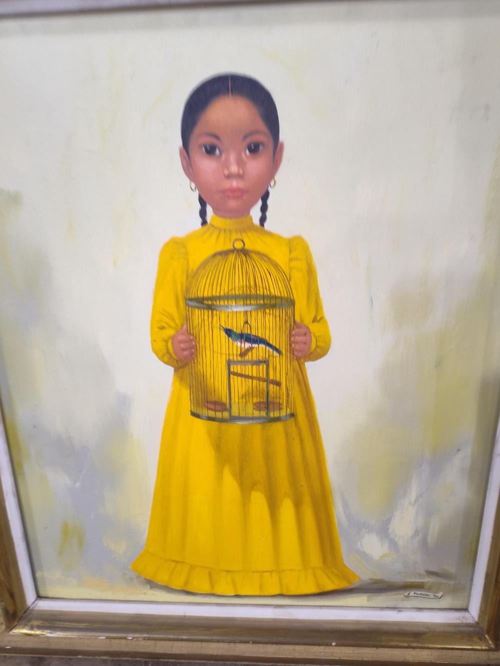 Gilberto Aceves Navarro comparable auction result: gilberto aceves navarro original latin american art muralist framed artist signed oil o c painting