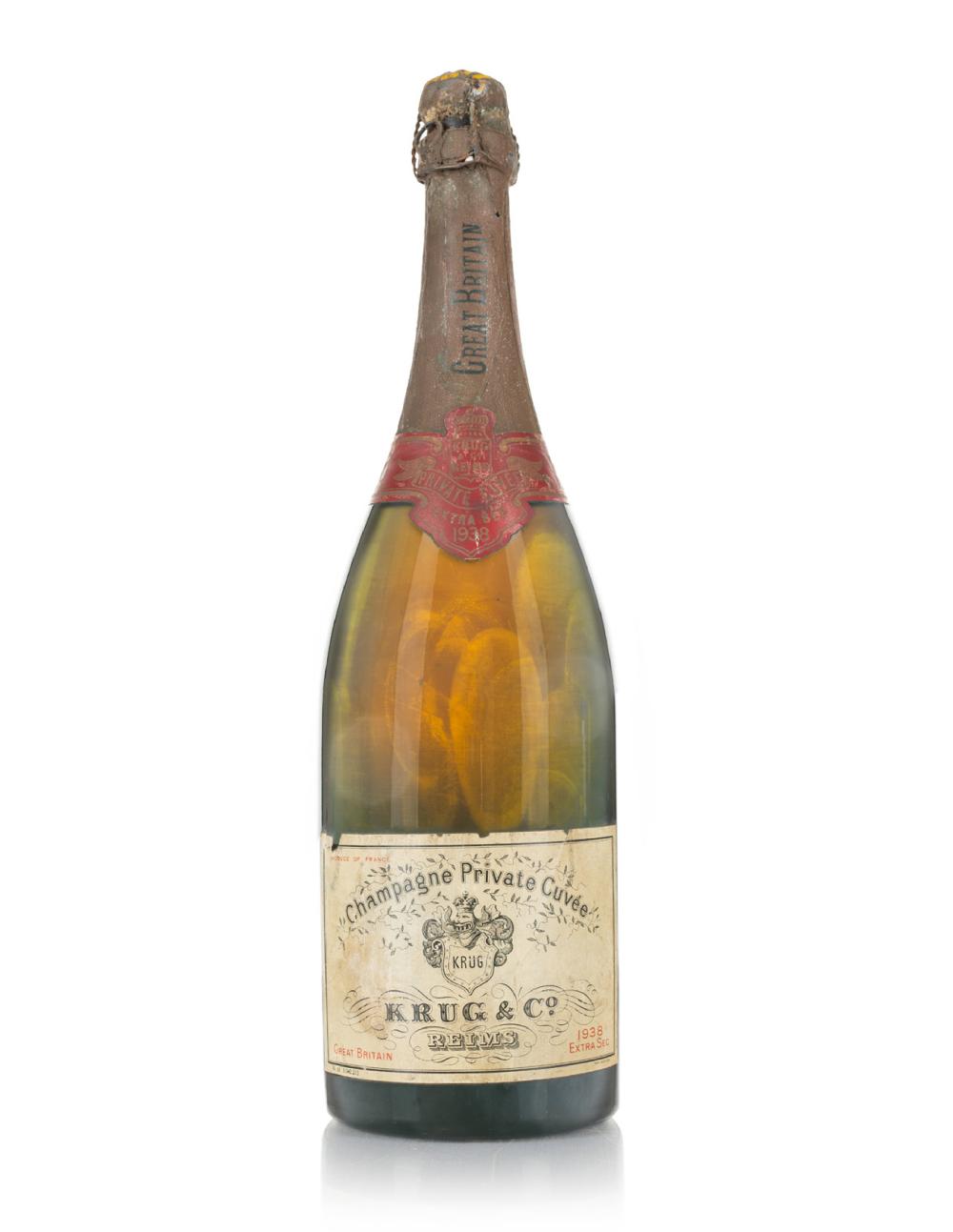 Jean-Claude Carsuzan comparable auction result: 1938 krug vintage champagne private cuvee extra sec 1 magnum