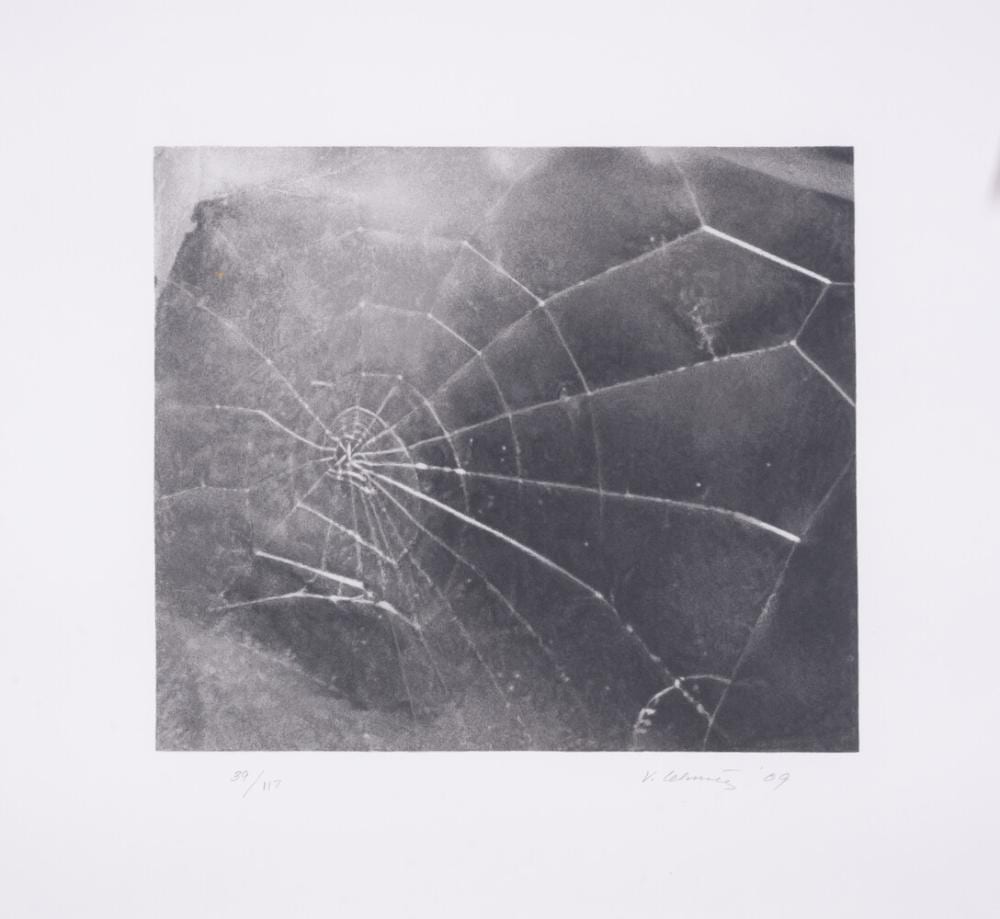 Vija Celmins comparable auction result: vija celmins b 1938 spider s web