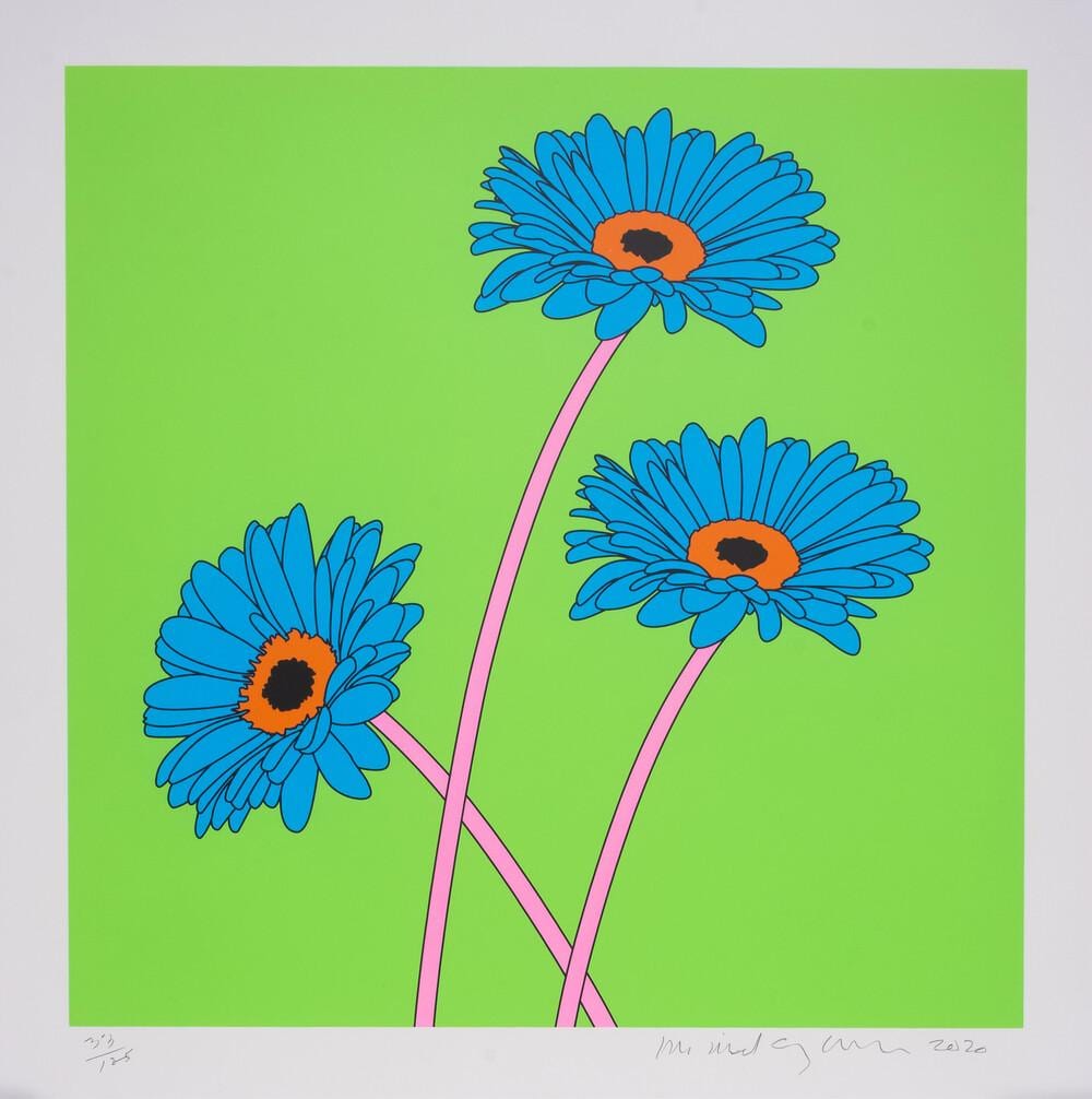Michael Craig-Martin comparable auction result: michael craig martin b 1941 gerberas from the help portfolio