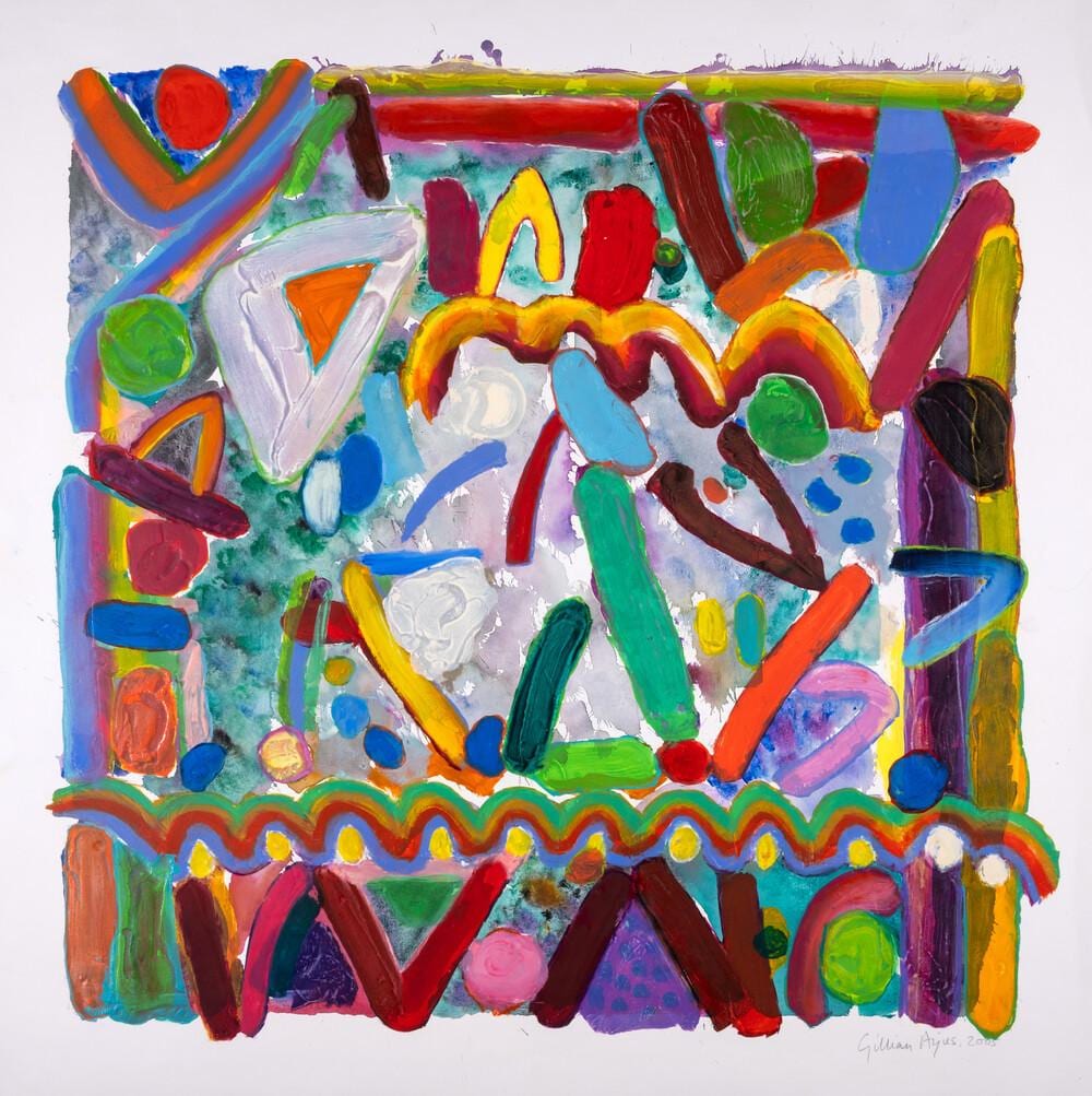 Gillian Ayres comparable auction result: gillian ayres 1930 2018 untitled see cristea 22 23