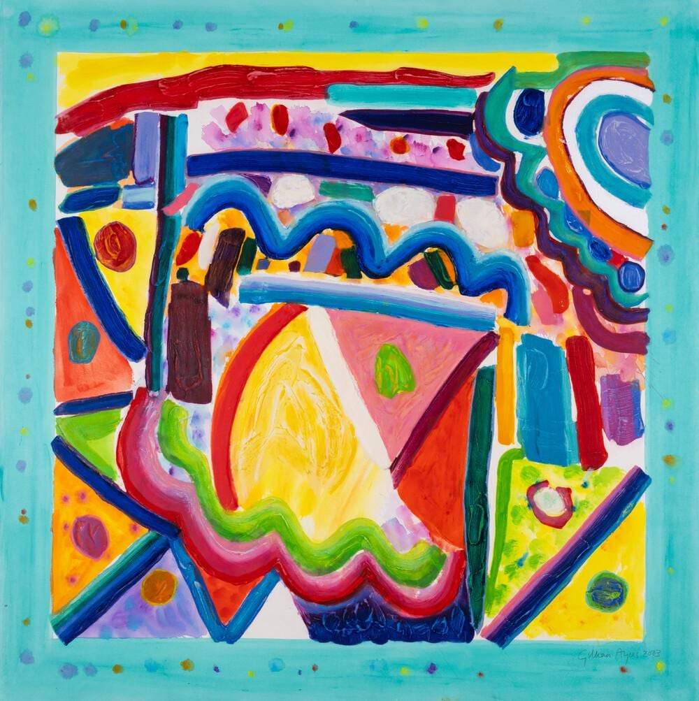 Gillian Ayres comparable auction result: gillian ayres 1930 2018 blueberry hill cristea 13