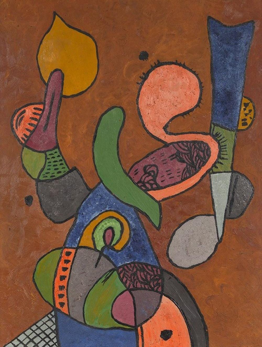 Gaston Chaissac comparable auction result: gaston chaissac 1910 1964 sans titre circa 1950