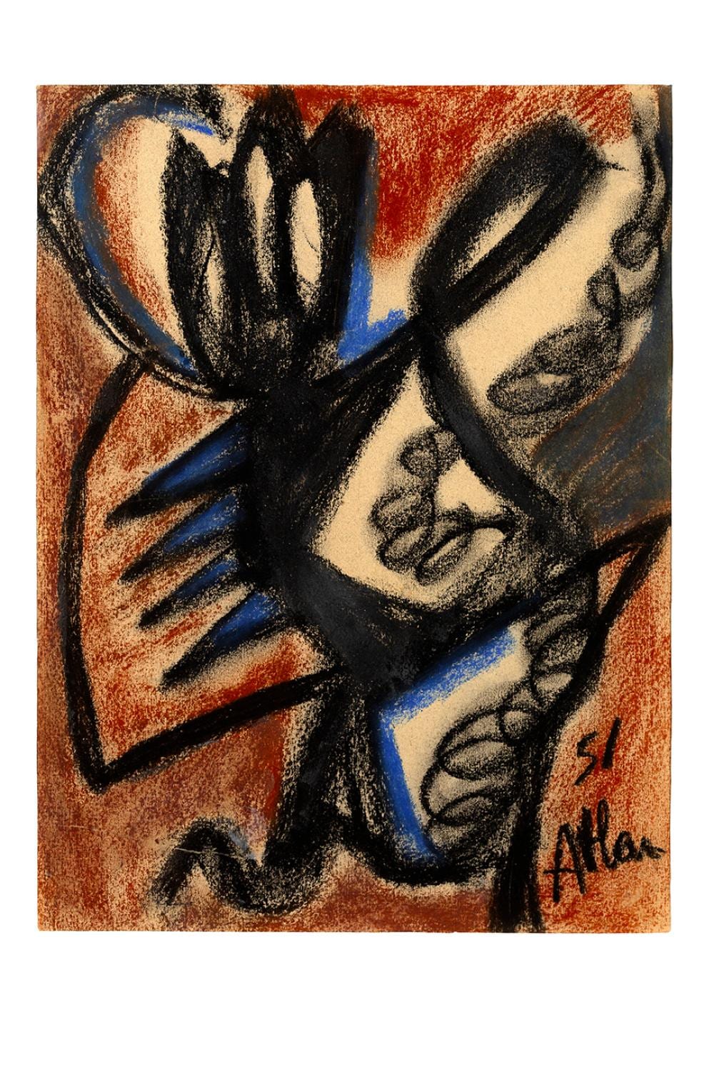 jean michel atlan 1913 1960 fugl 1951 · Aguttes · 2026-04-02 Jean-Michel Atlan comparable auction result: jean michel atlan 1913 1960 fugl 1951