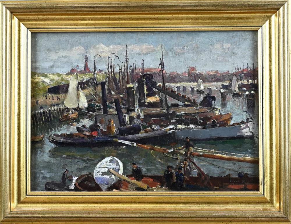 Evert Moll comparable auction result: evert moll scheveningen inner harbor