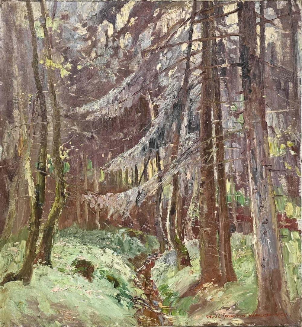 paul johann walch winter forest view · Twents Veilinghuis · 2026-04-02 Paul Johann Walch comparable auction result: paul johann walch winter forest view