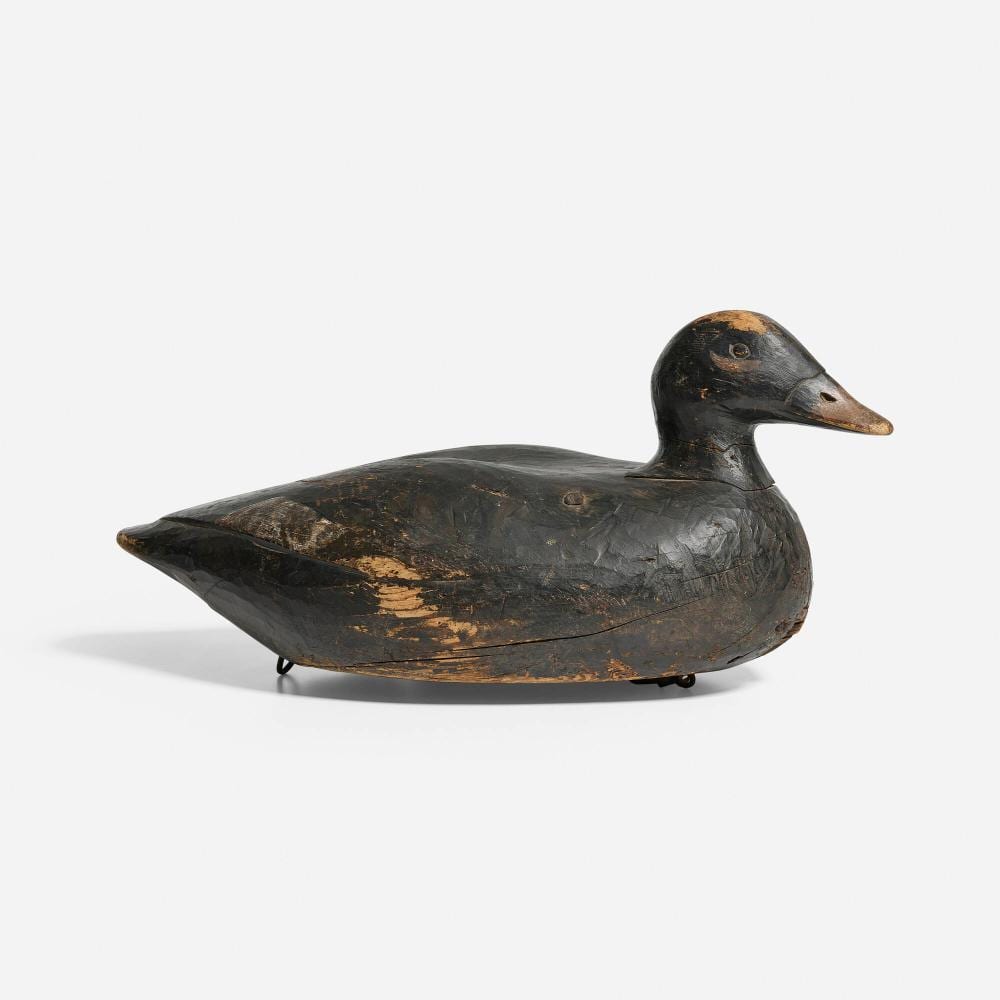 August Cordus comparable auction result: augustus gus aaron wilson white winged scoter decoy
