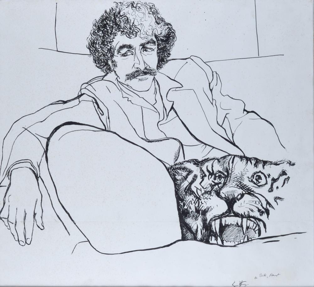 Renato Guttuso comparable auction result: renato guttuso bagheria 1912 roma 1987 ritratto di bibi