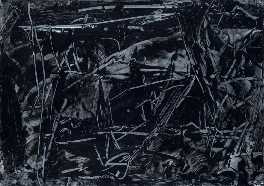 Emilio Vedova comparable auction result: emilio vedova venezia 1919 2006 partitura b 1 4 1991