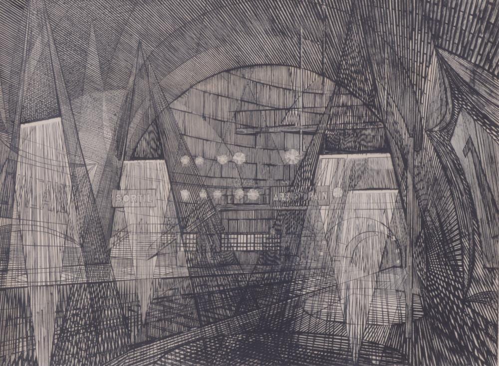Armin Landeck comparable auction result: armin landeck paris metro st michel station