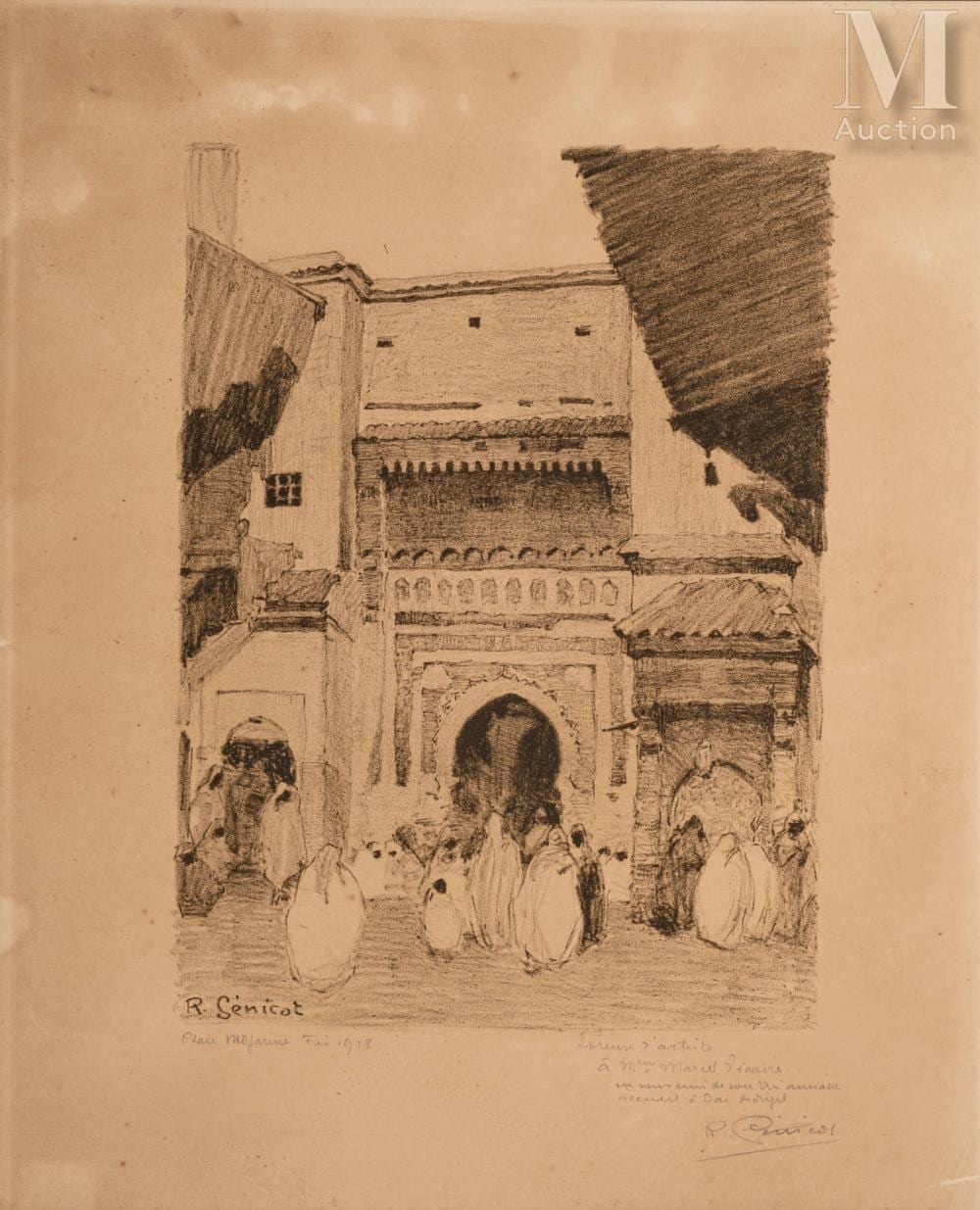Robert Albert Génicot comparable auction result: robert g nicot 1890 1981