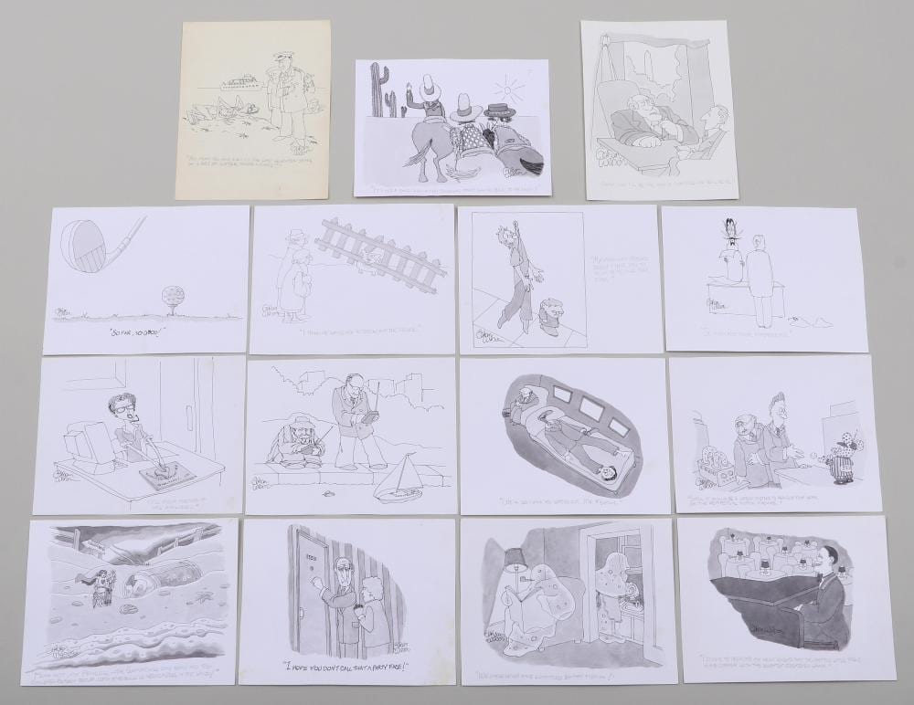 Gahan Wilson comparable auction result: gahan wilson american 1930 2019 group of 11 drafts of new yorker cartoons