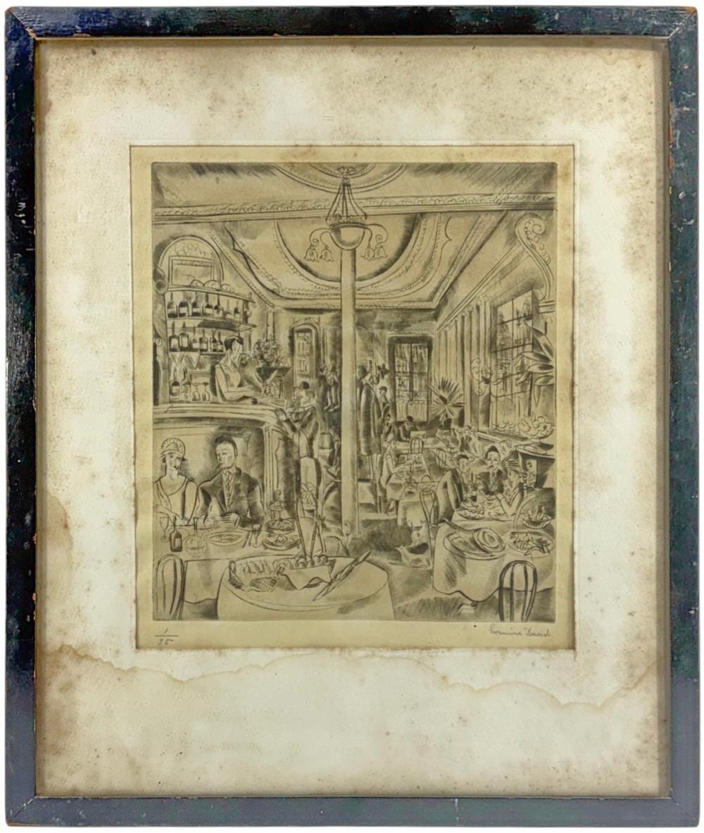hermine david b 1886 restaurant engraving · MiddleManBrokers · 2026-03-26 Hermine David comparable auction result: hermine david b 1886 restaurant engraving